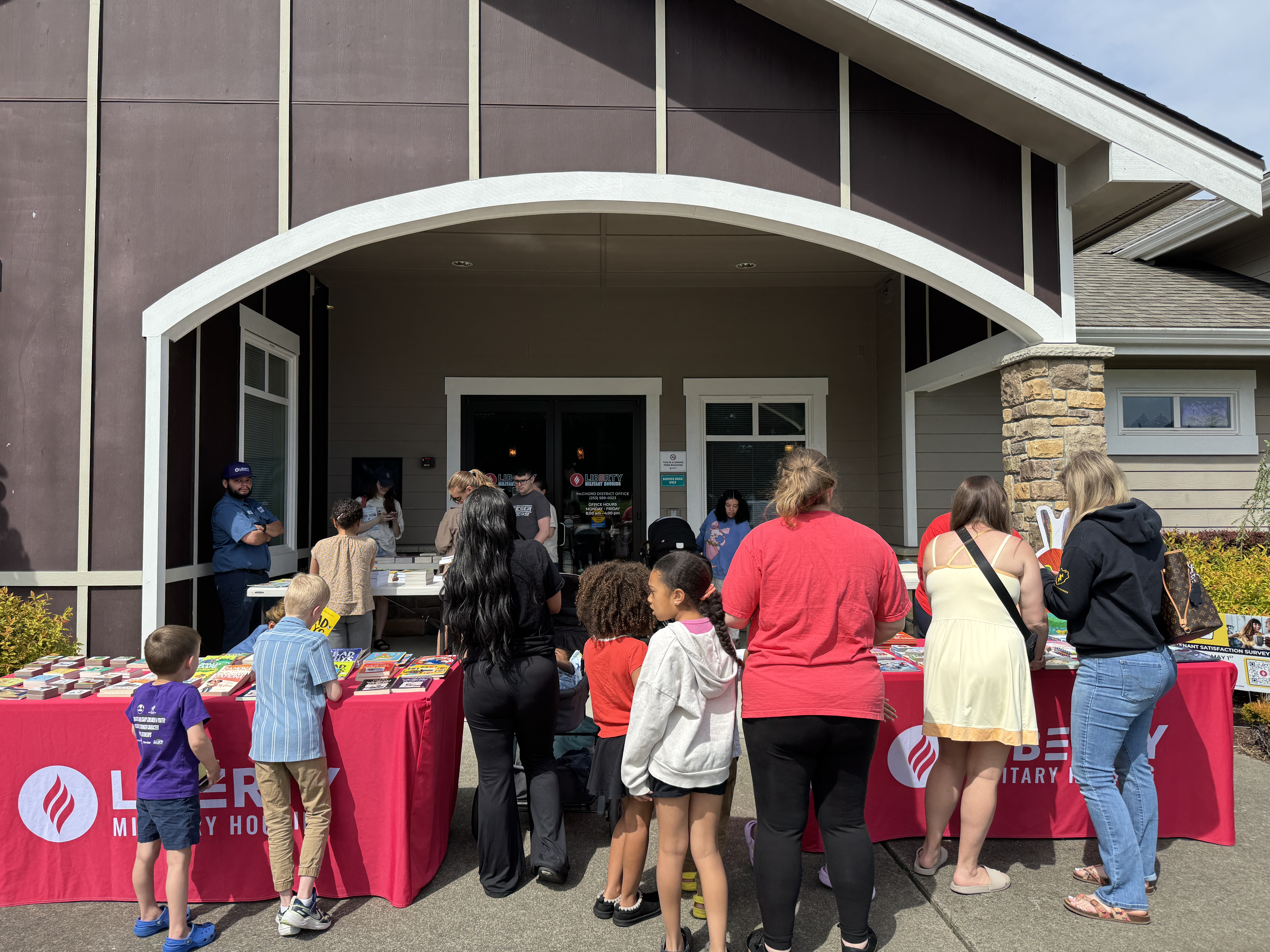 Family members at Library Event 