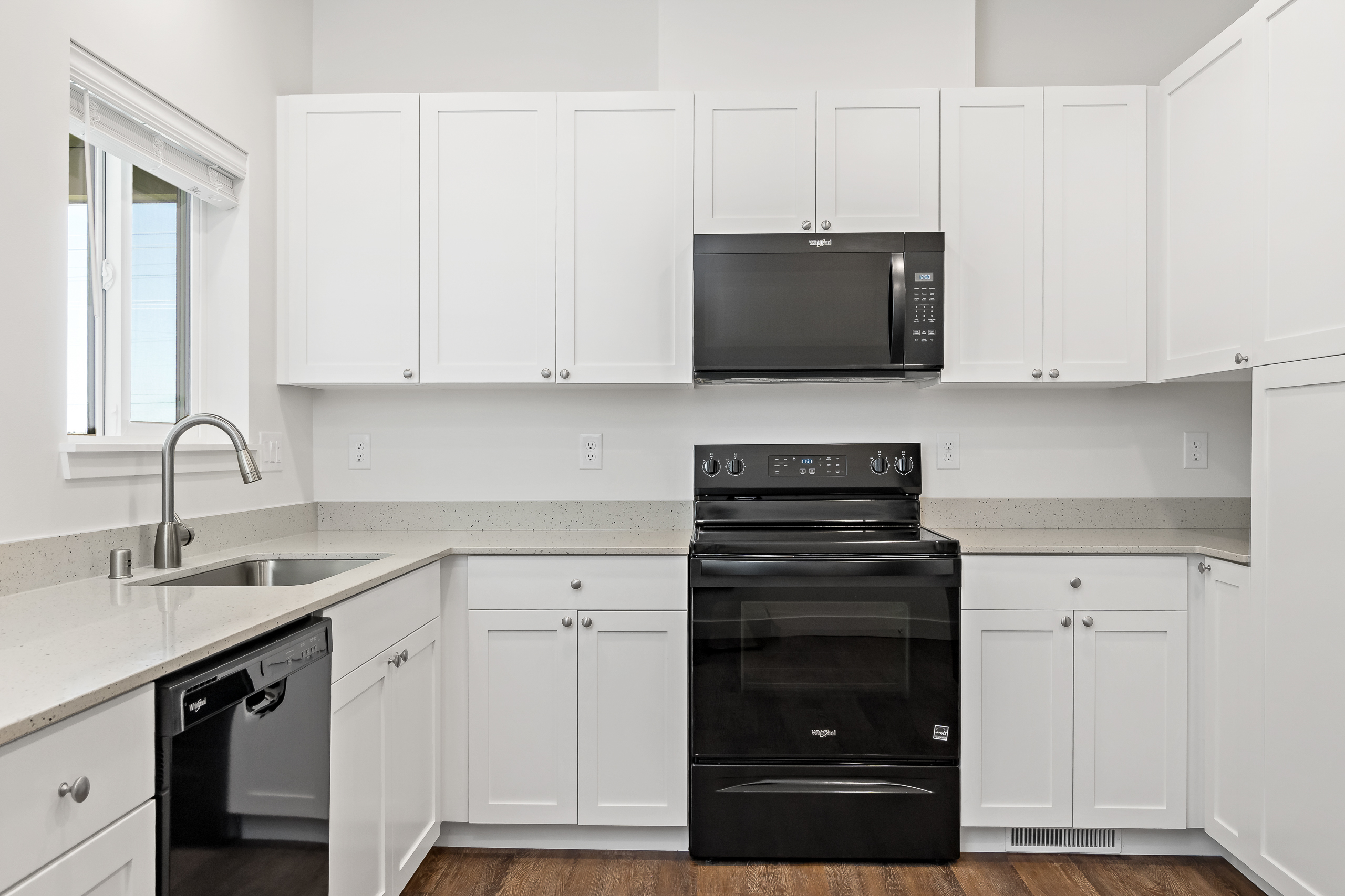 Kitchen in new Meriwether Landing homes at Joint Base Lewis-McChord