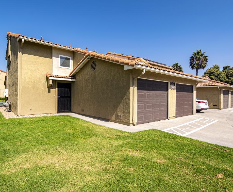 a house with a garage