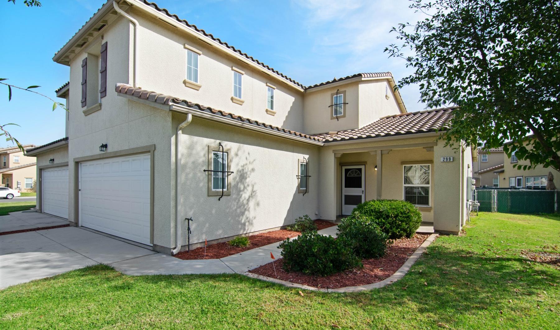 home with covered garage
