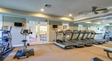 a gym with exercise equipment