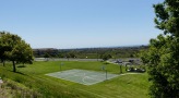 outdoor basketball court in park