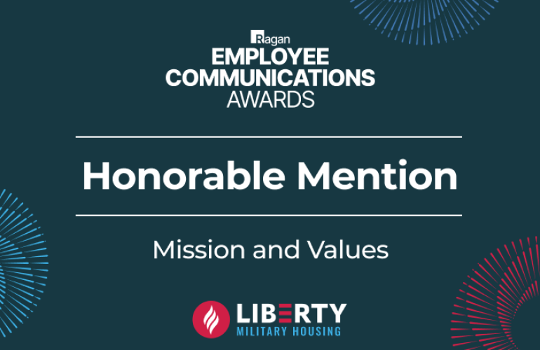 Liberty Military Housing Named Honorable Mention in 2025 Ragan Employee Communications Awards