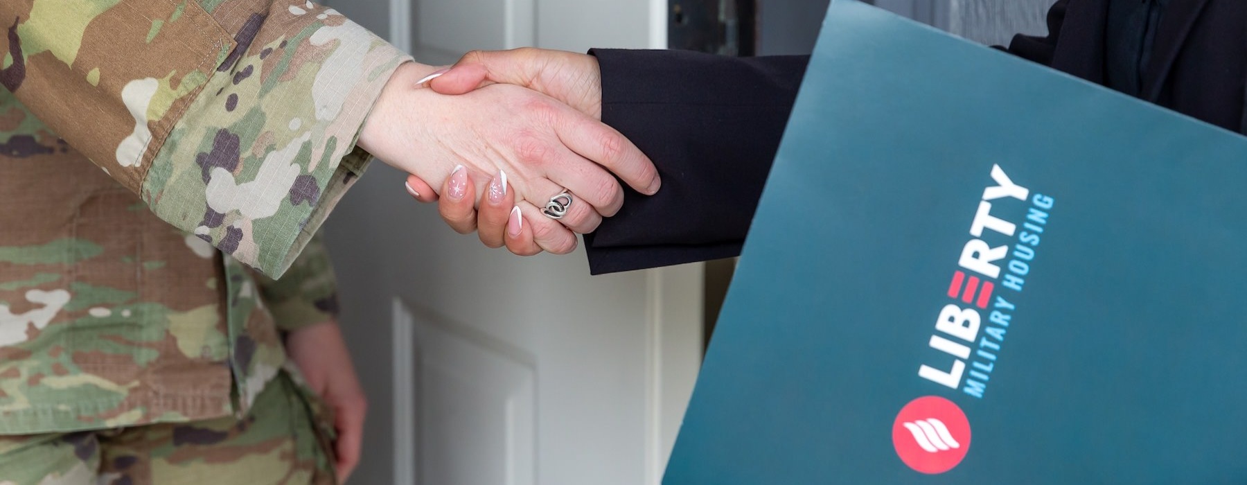 two people shaking hands