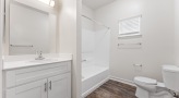 bath area with bright lighting