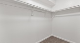 spacious closet with shelves