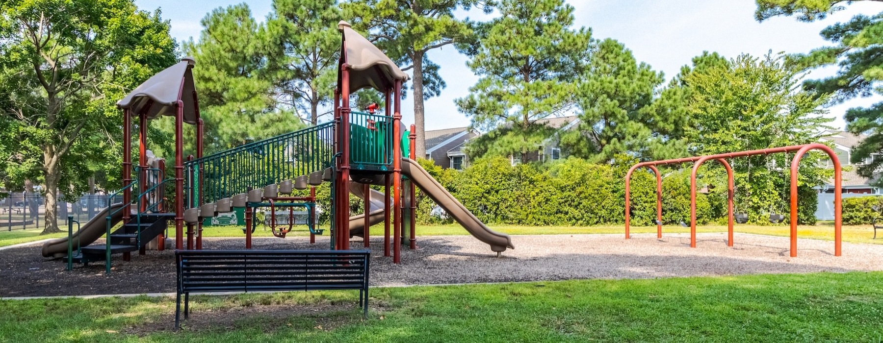 playground with shade from trees