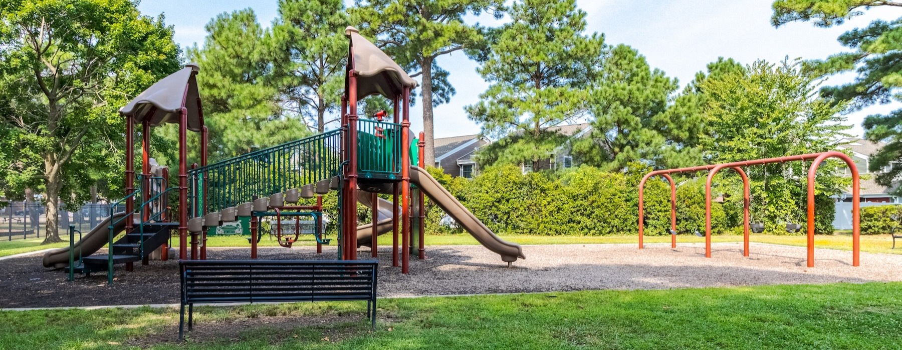 playground with shade from trees