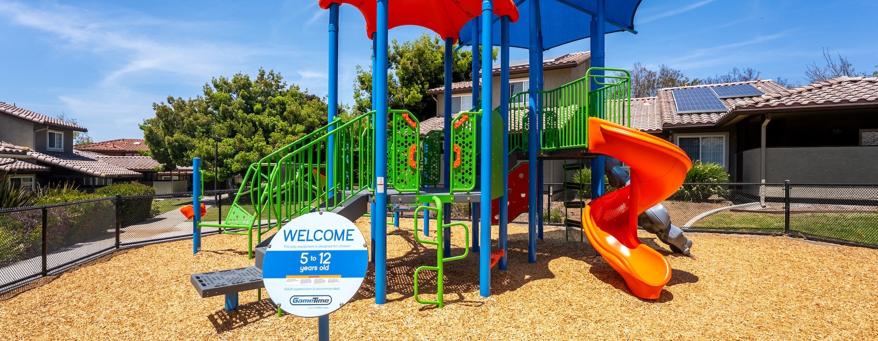 playground with slide