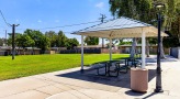 courtyard area with trees