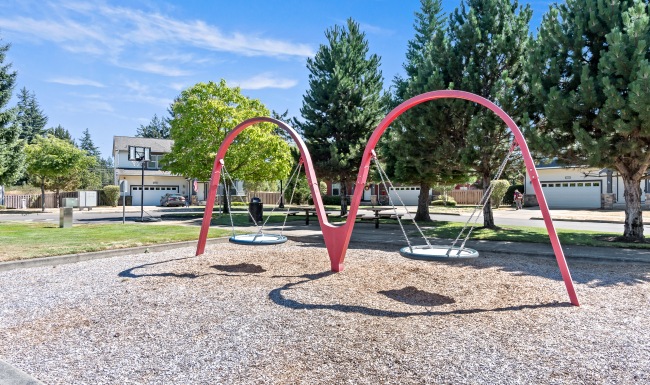 Playground with swings