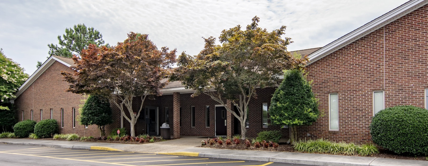 a large brick building