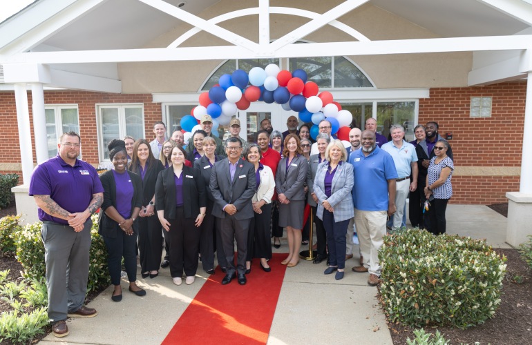 Liberty team members at  Patuxent River Learning Academy  Ribbon cutting