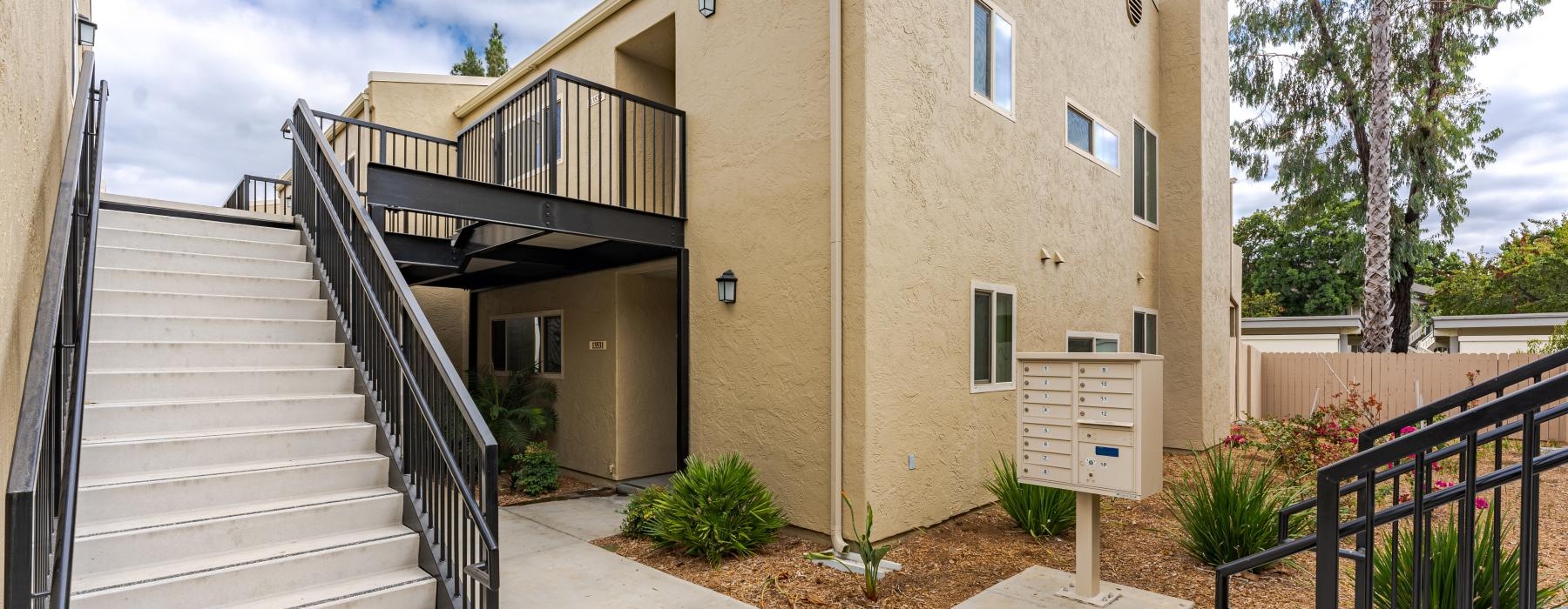 a building with a staircase