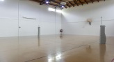 a large basketball court