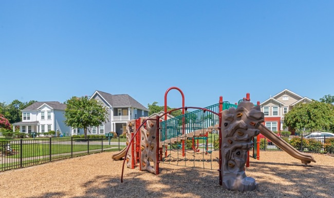 playground with a slide