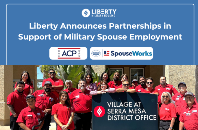 Liberty Team Members Supporting Military Spouse Employment