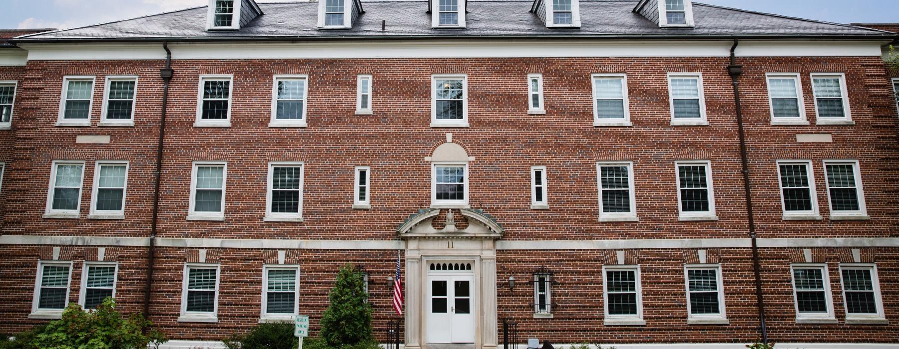 a large brick building