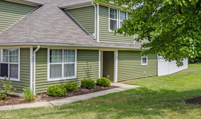 a house with a tree in the front