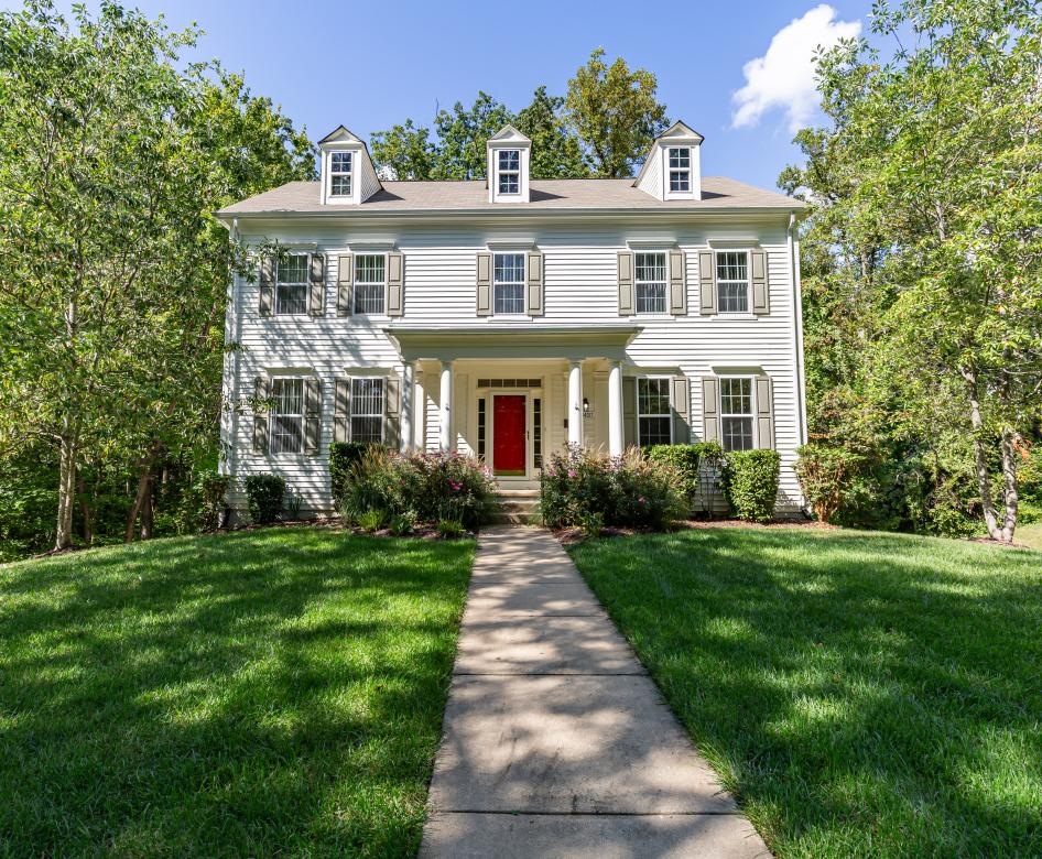 a house with a front yard