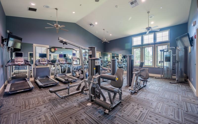 a room with chairs and a table