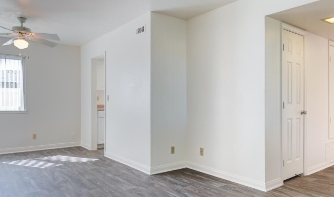 living room with window