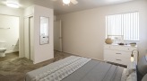 bedroom with private bathroom
